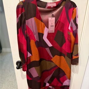 Colorful Geometric Women's Dress